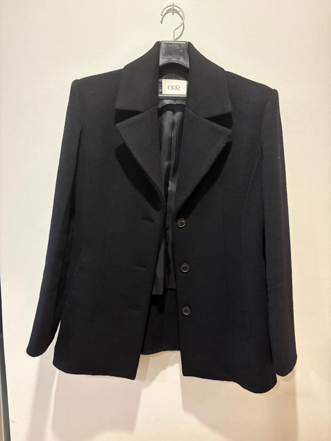 오르 블랙 코트자켓 상품이미지1