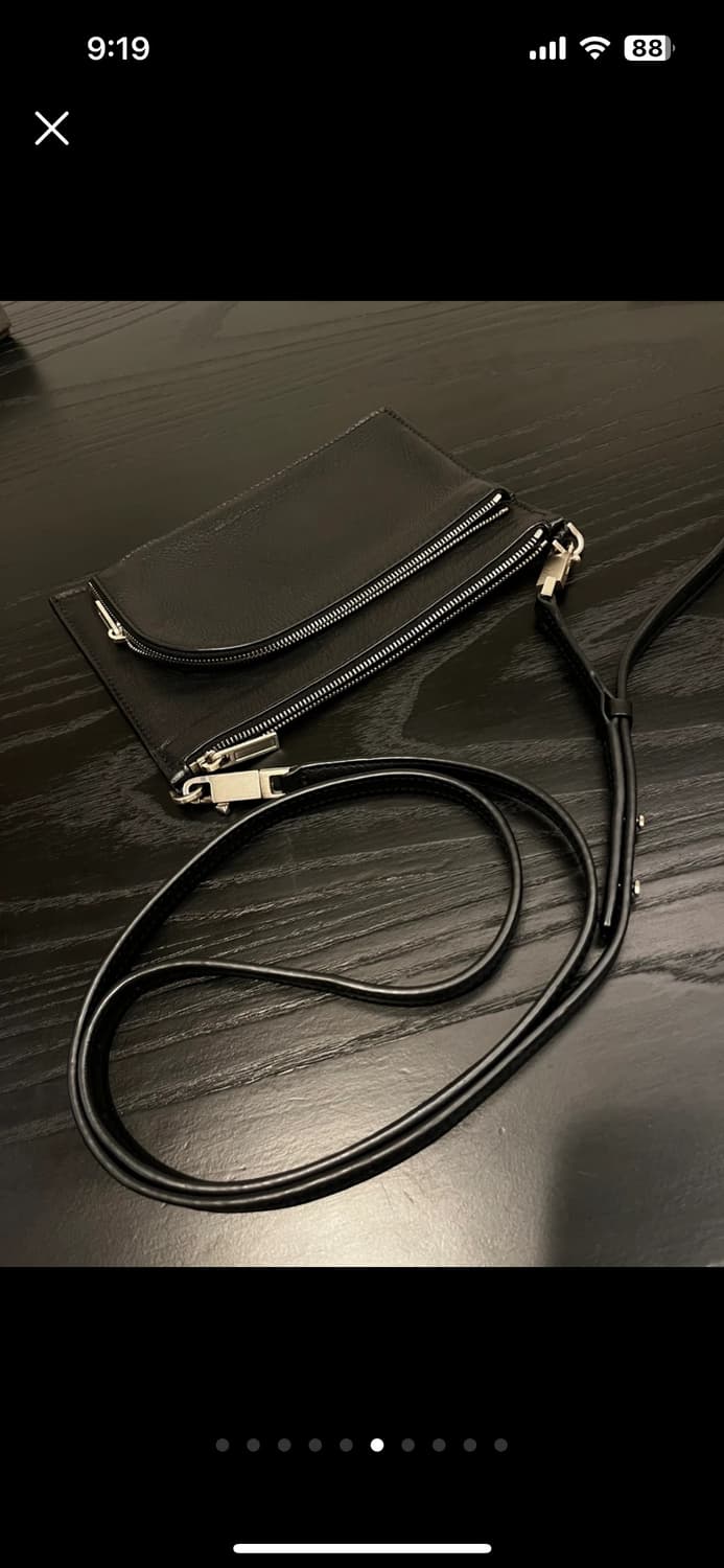 릭 오웬스 클럽 파우치 블랙 상품이미지4