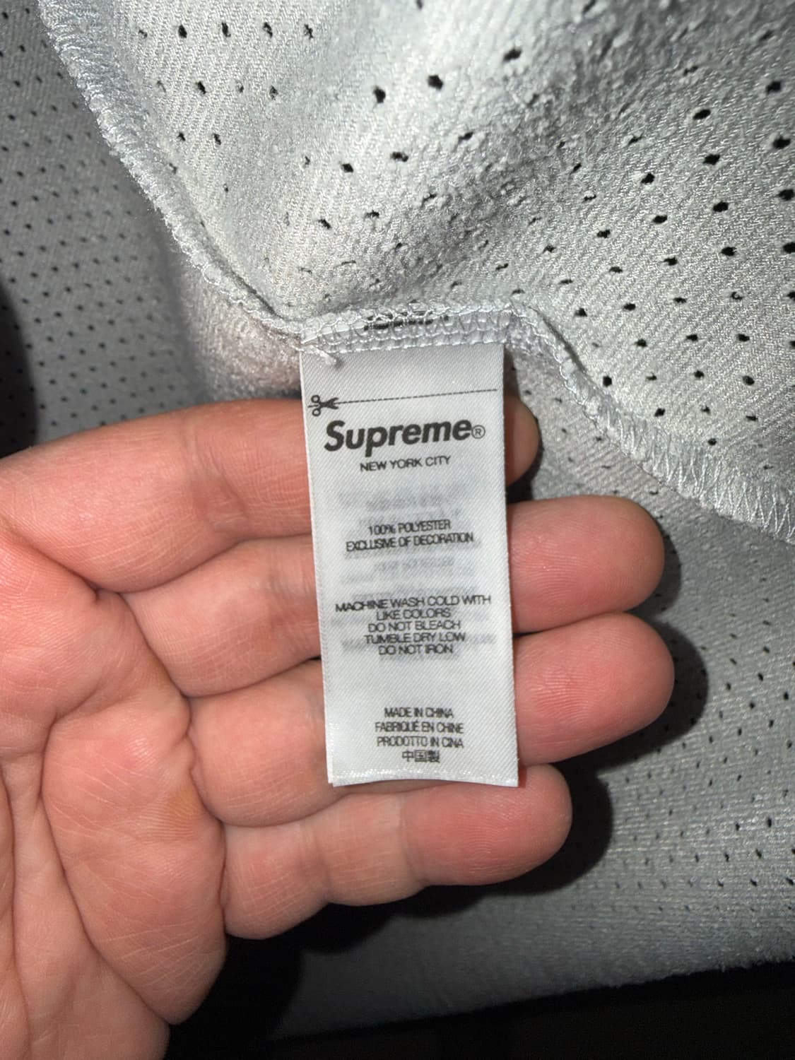 슈프림 울트라스웨이드 메쉬 베이스볼 져지 상품이미지4