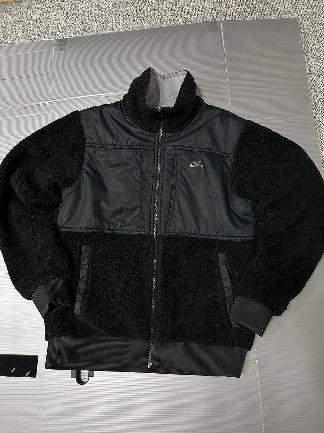 나이키 ACG 리버시블 후리스 자켓 블랙 그레이 95 상품이미지5