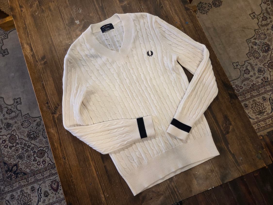 프레드 페리 케이블니트 상품이미지10