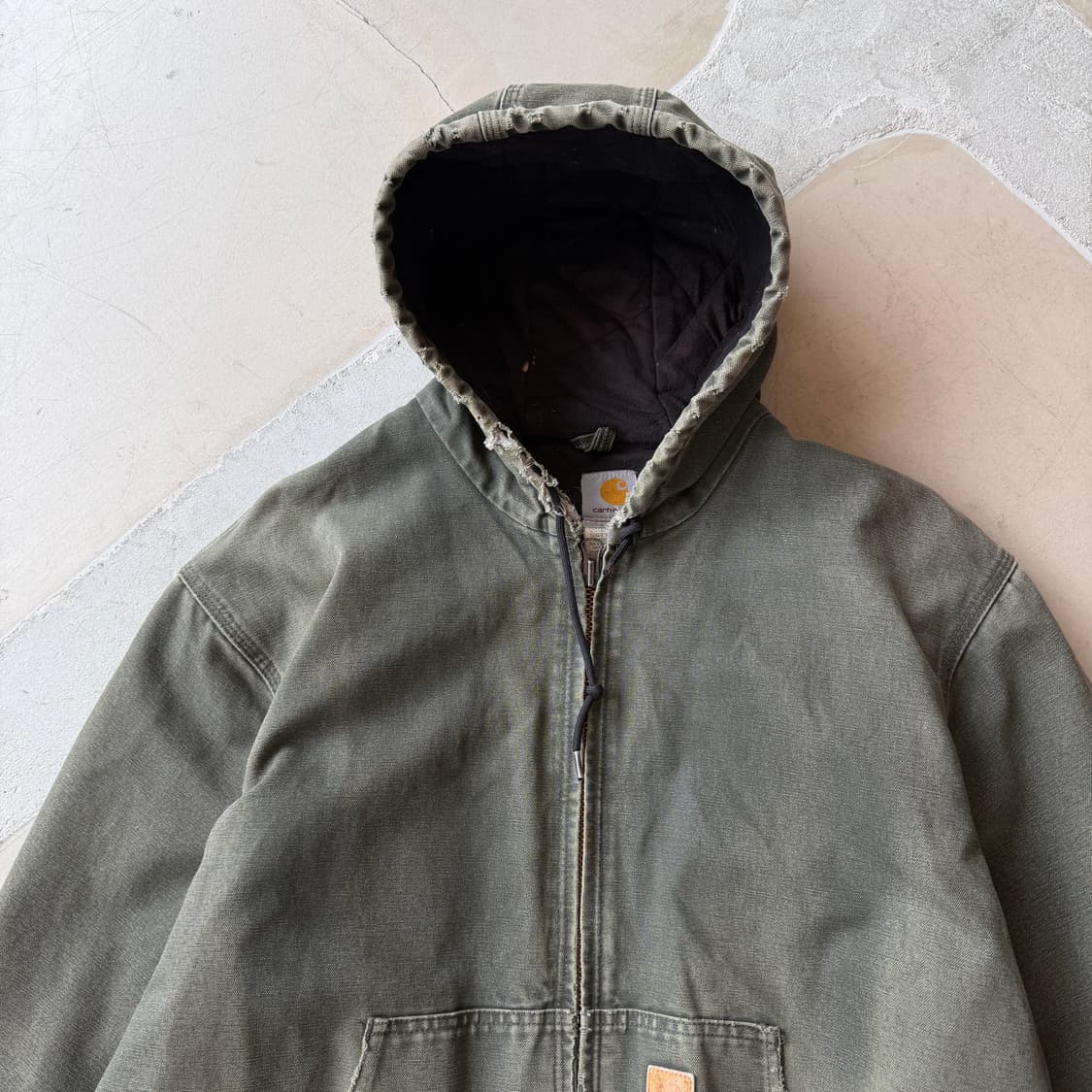 칼하트 j130 모스그린 액티브 워크 자켓 상품이미지4