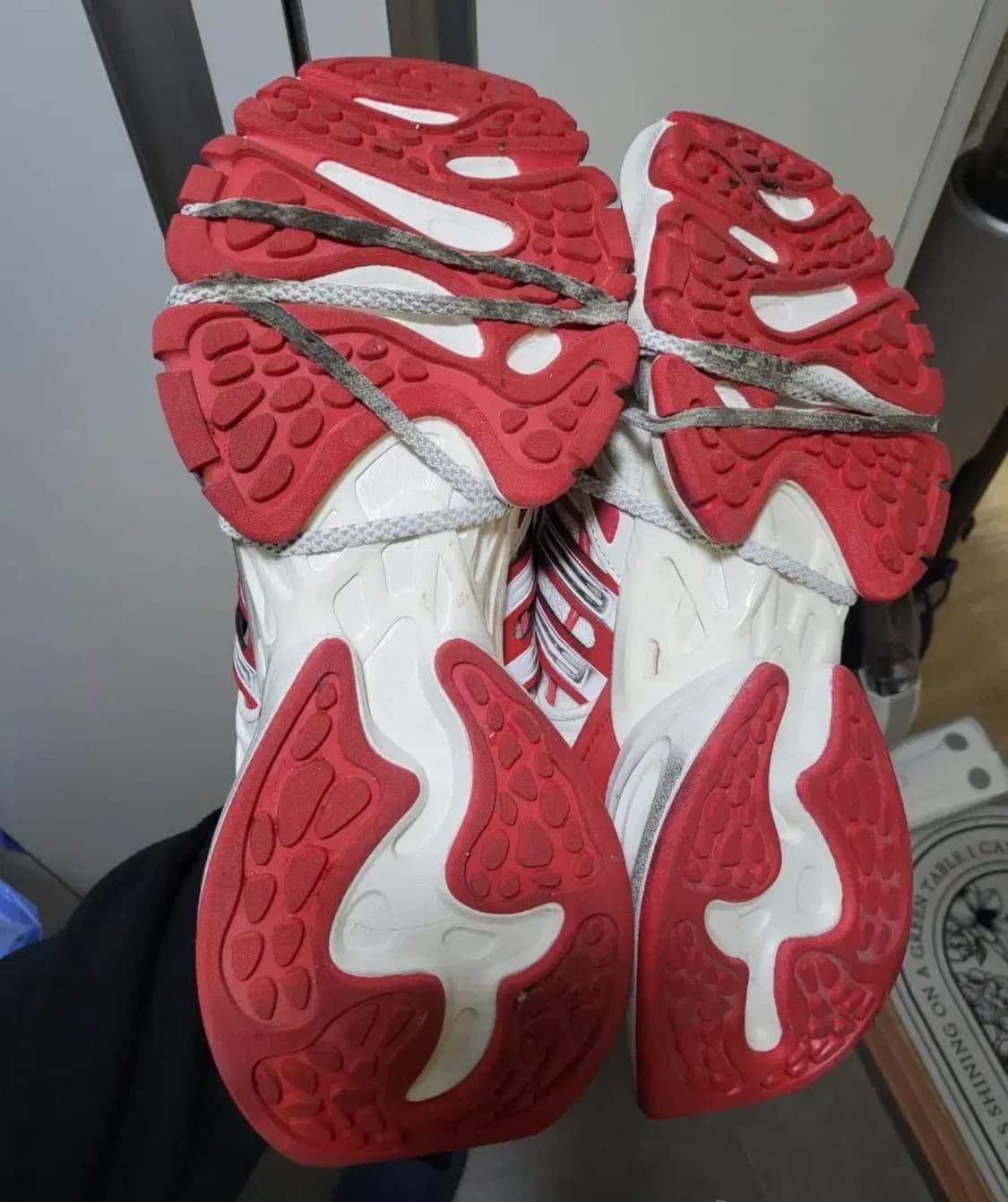 아디다스 벤토 XLG 디럭스 스니커즈 화이트 레드 250 상품이미지3