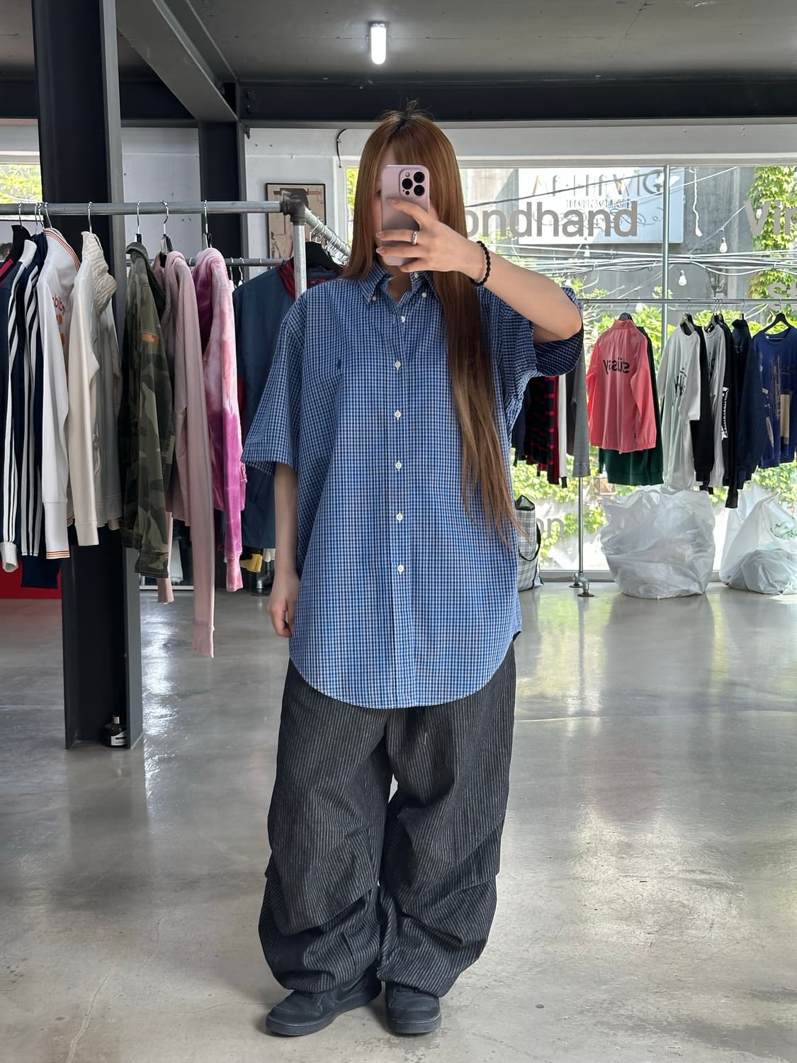 폴로랄프로렌 클래식핏 체크 반팔셔츠 상품이미지3