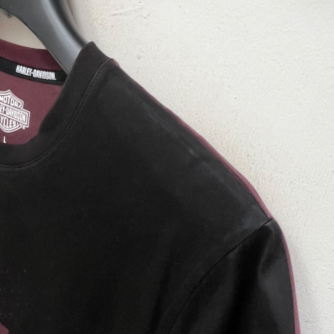 할리데이비슨 투톤 로고 반팔티 L 상품이미지6