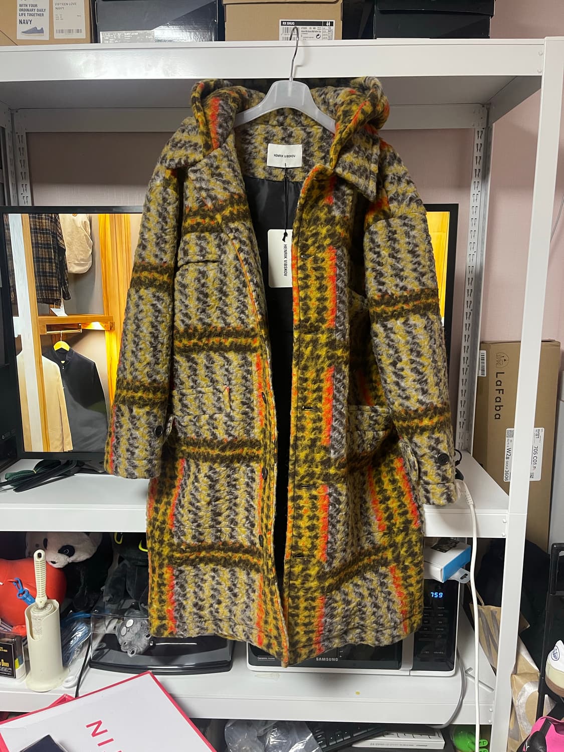 헨릭 빕스코브 체크 패턴 자켓 상품이미지1