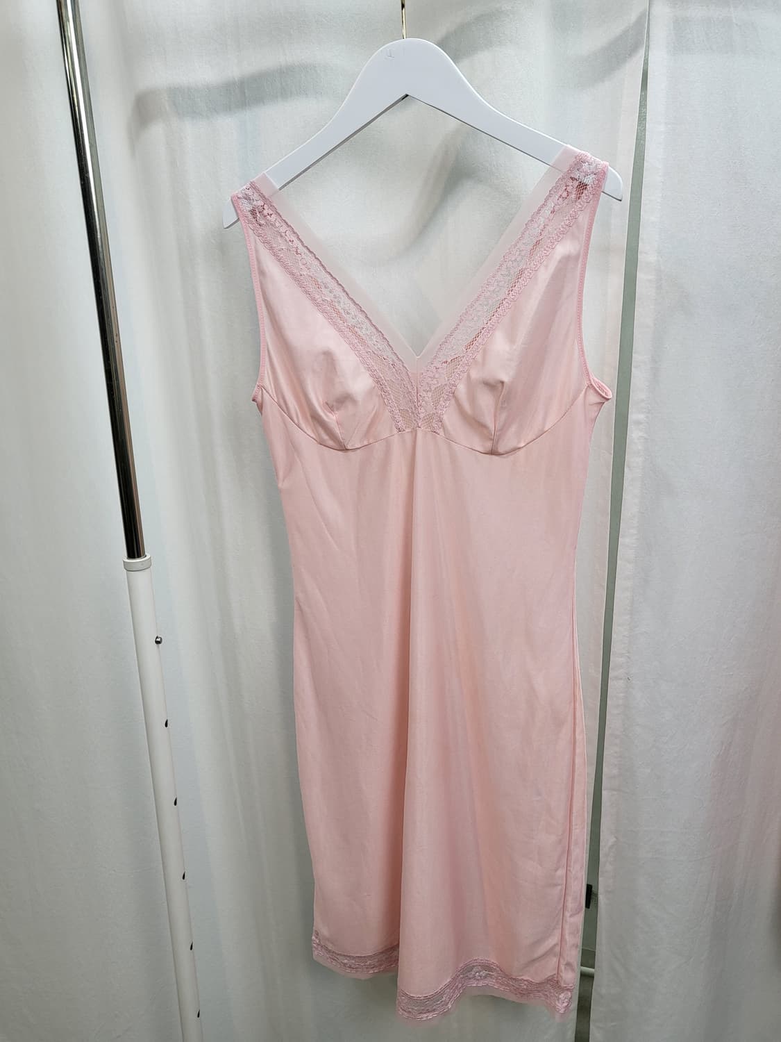 빈티지 베이비 핑크 슬립 드레스 상품이미지7