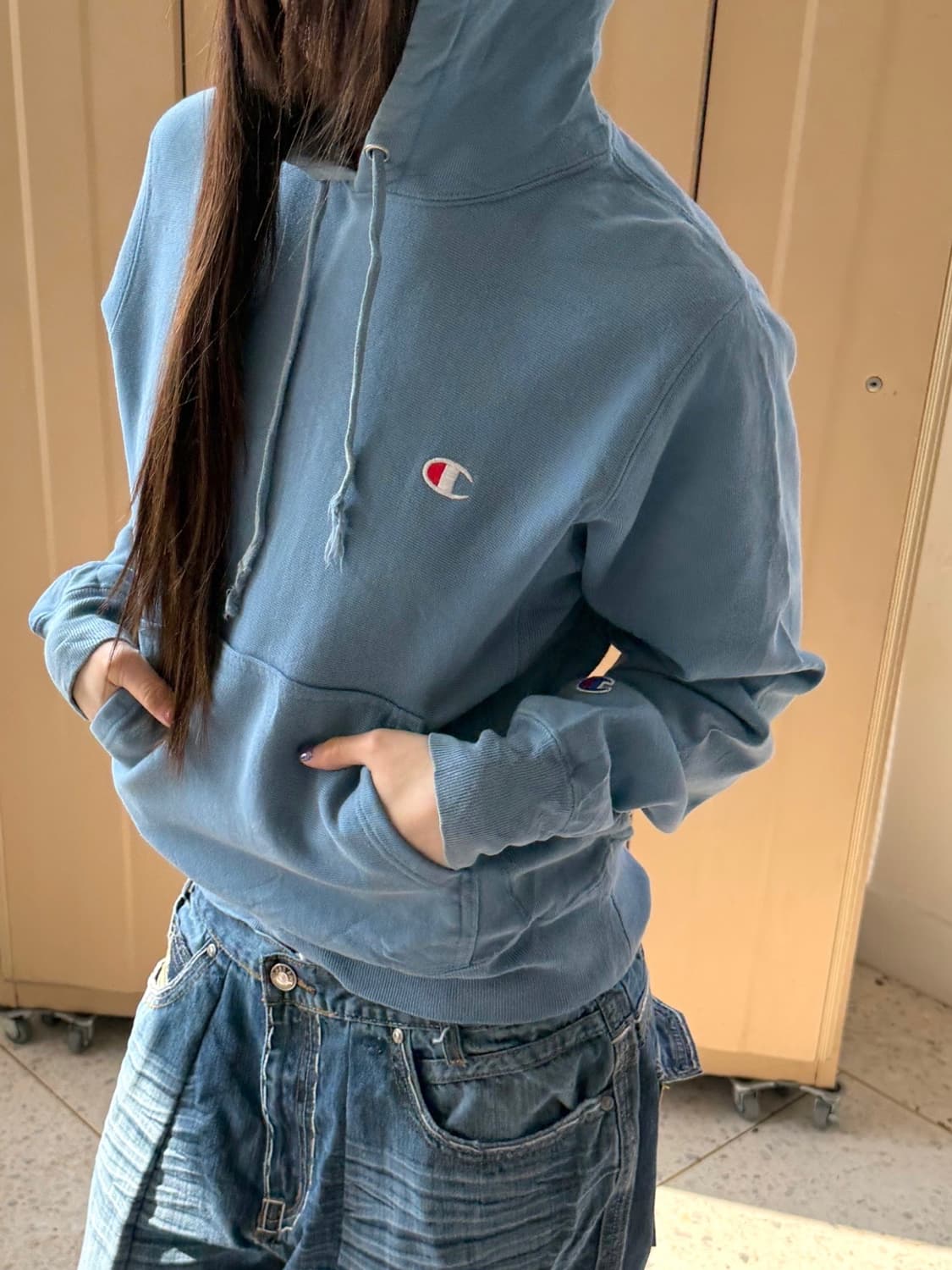 챔피온 리버스위브 후드티 상품이미지8