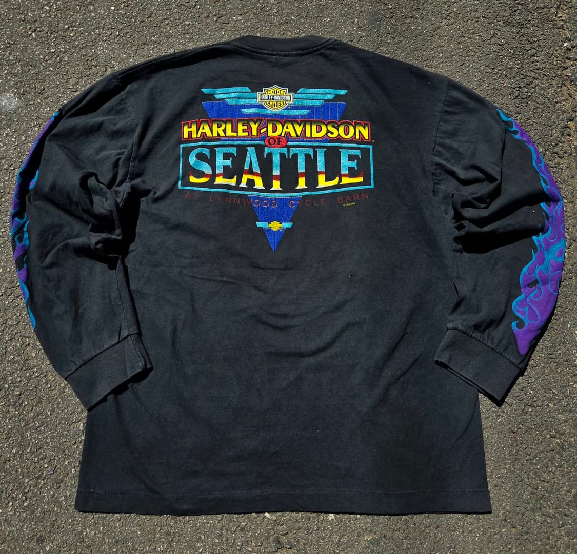 할리데이비슨 울프 프레임 롱슬리브 상품이미지4