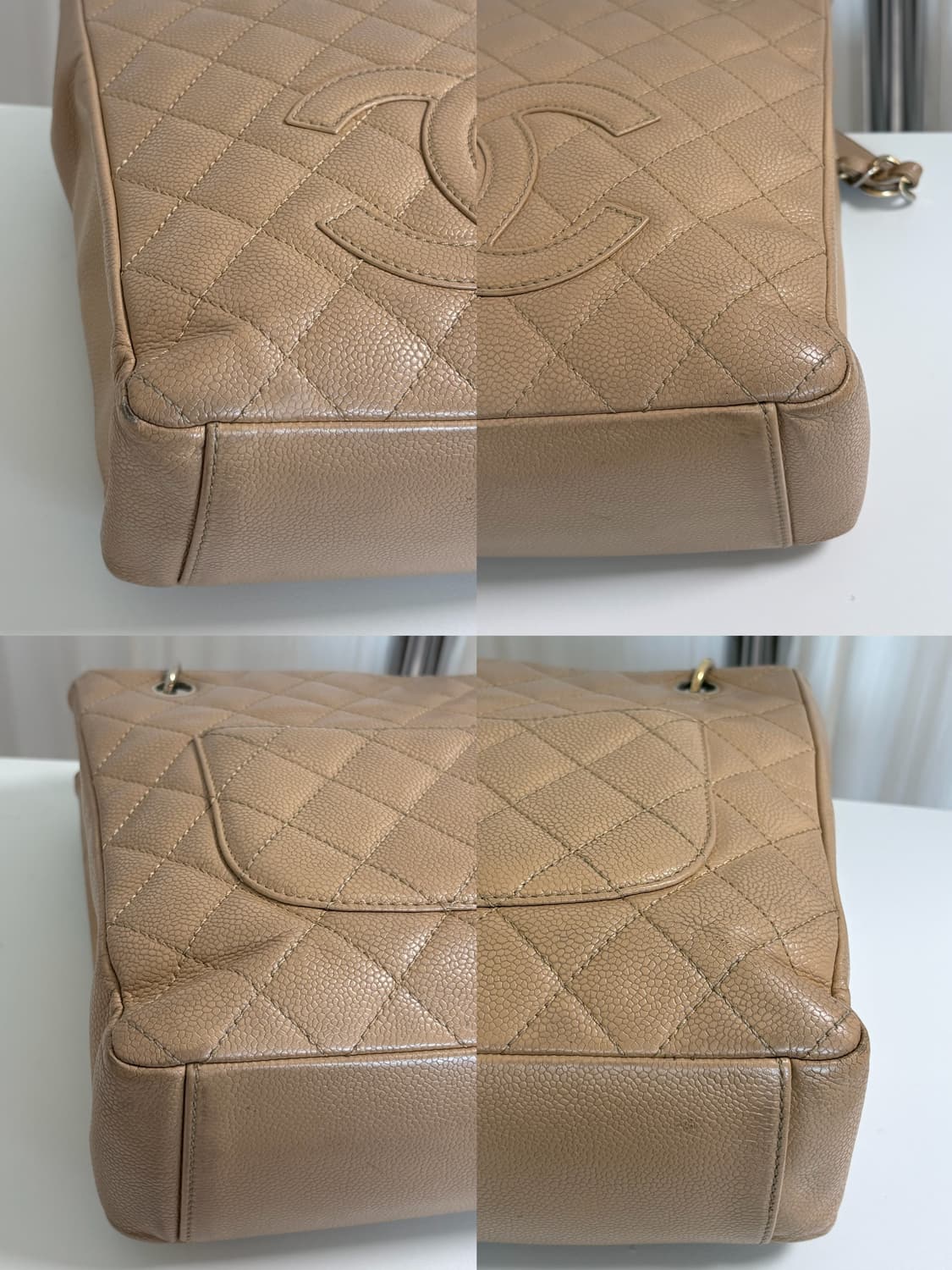 샤넬 쁘띠 샤핑백 베이지 상품이미지9