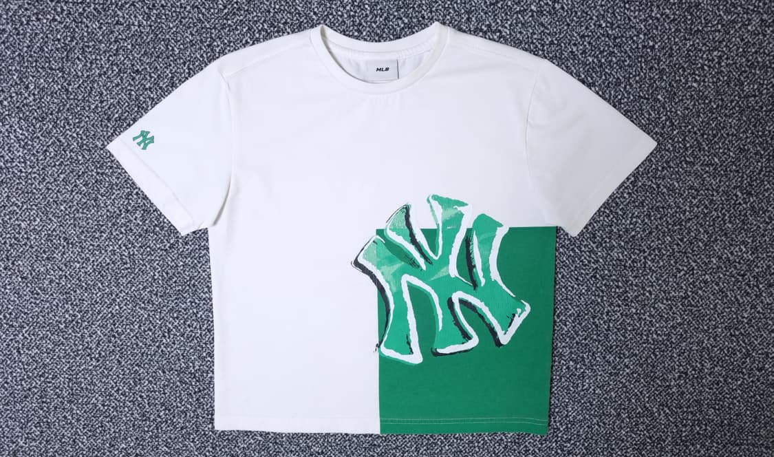 [무료배송][130]MLB 키즈 라운드 반팔티 상품이미지1