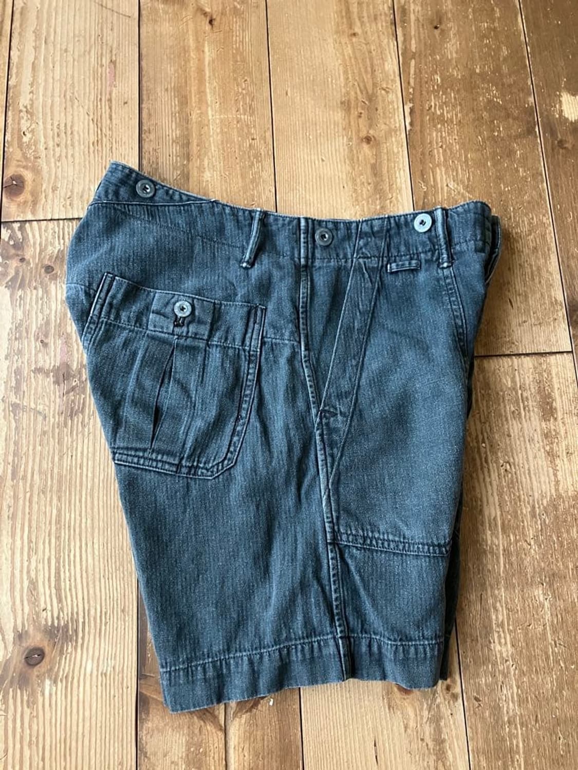 RRL 더블알엘 US 밀리터리 헤린본 트윌 베이커 쇼츠 상품이미지4