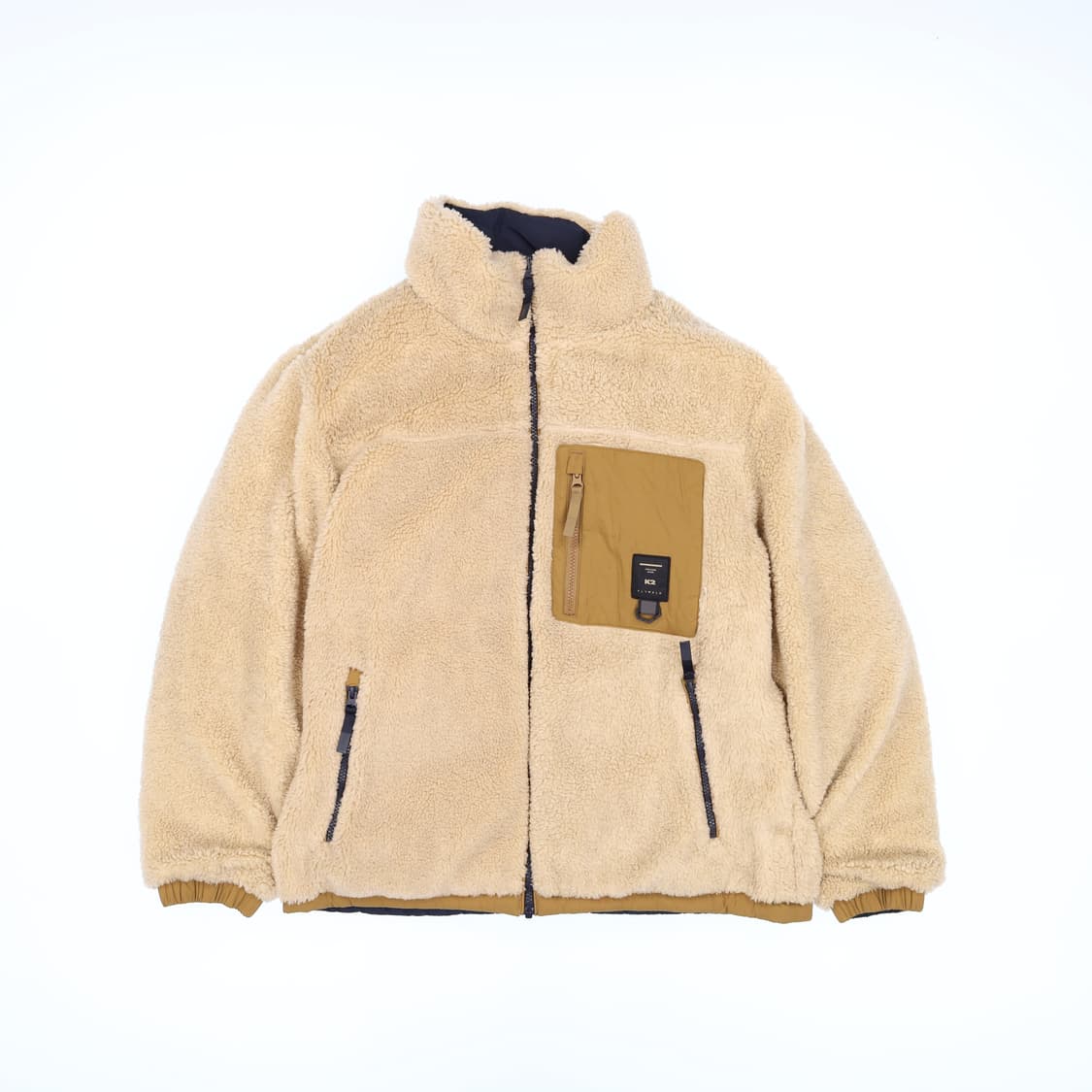 100 K2 구스다운 뽀글이 양면 패딩 N7362 상품이미지4