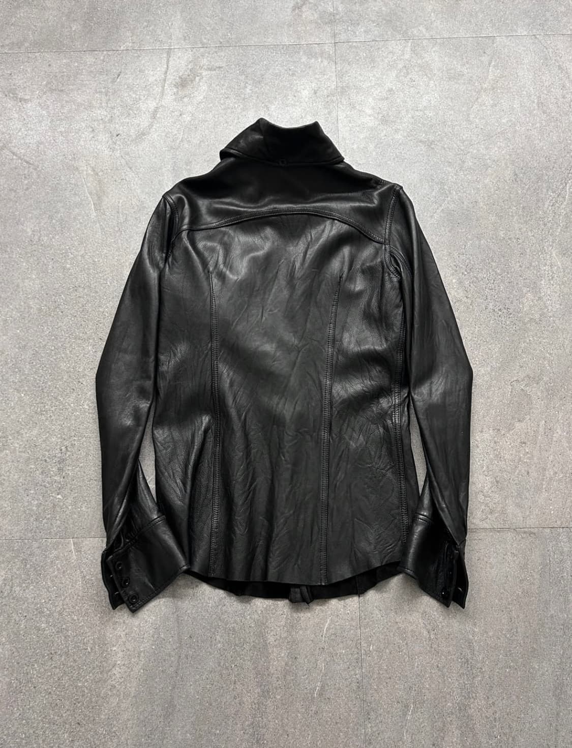 LGB Lambskin Cut Out Leather Shirts JK 상품이미지2