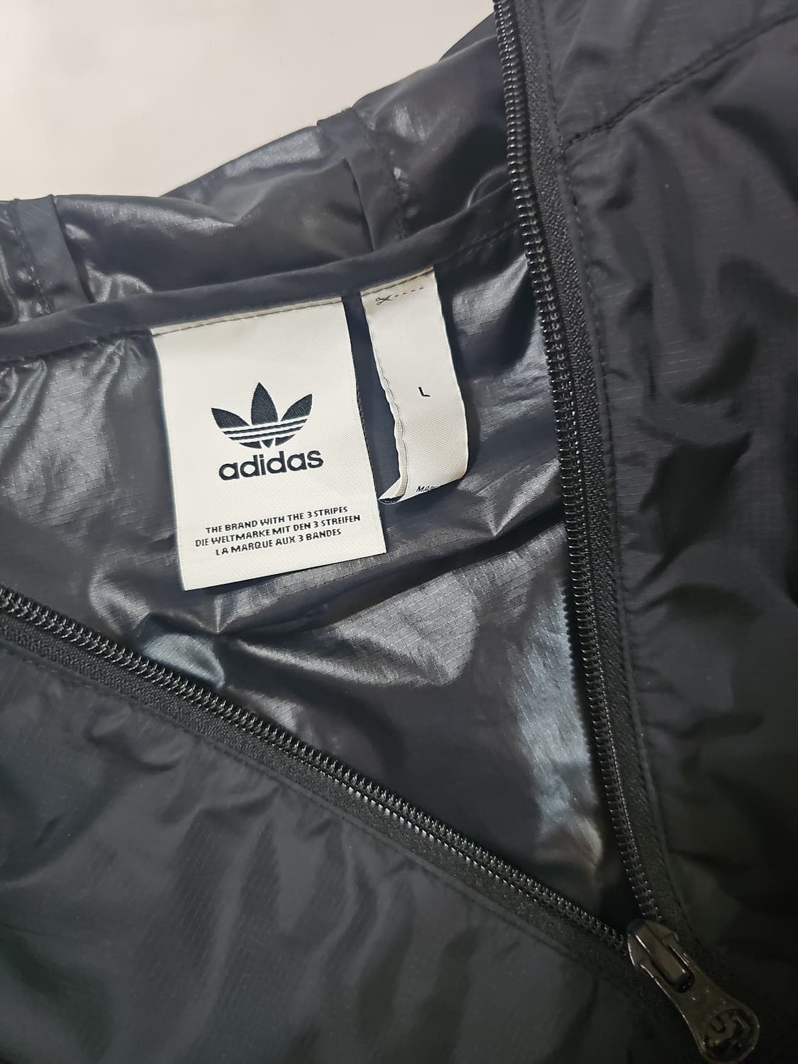 [L] 아디다스 오리지널 아노락 반집업 풀오버 바람막이 블랙 상품이미지7