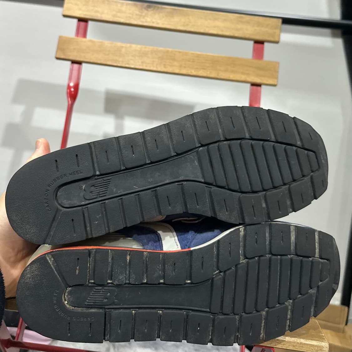 260) USA 뉴발란스x제이크루 운동화 M996 네이지 오렌지 상품이미지6