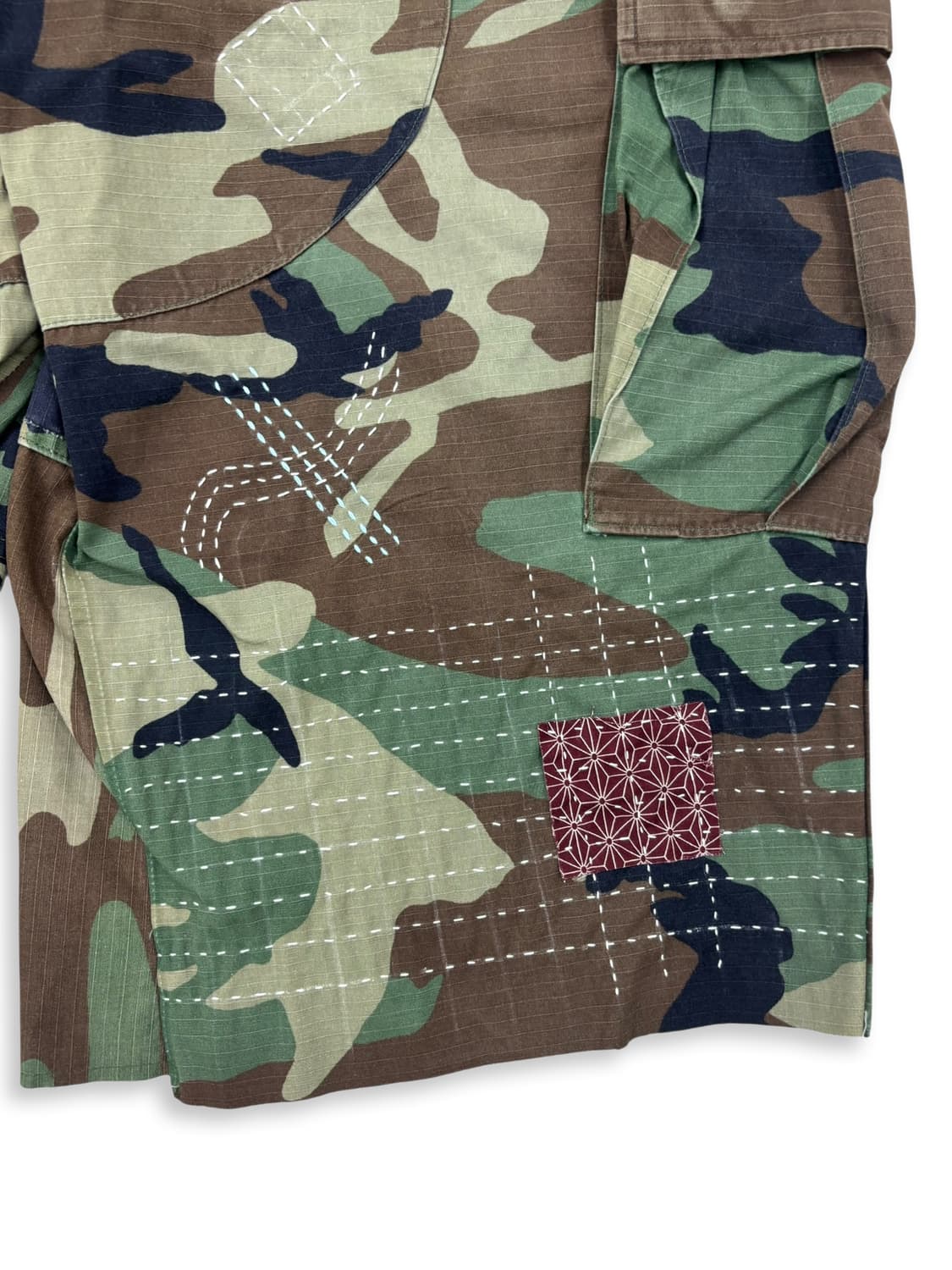 BDU Distressed Boro Sashiko Bermuda 상품이미지8