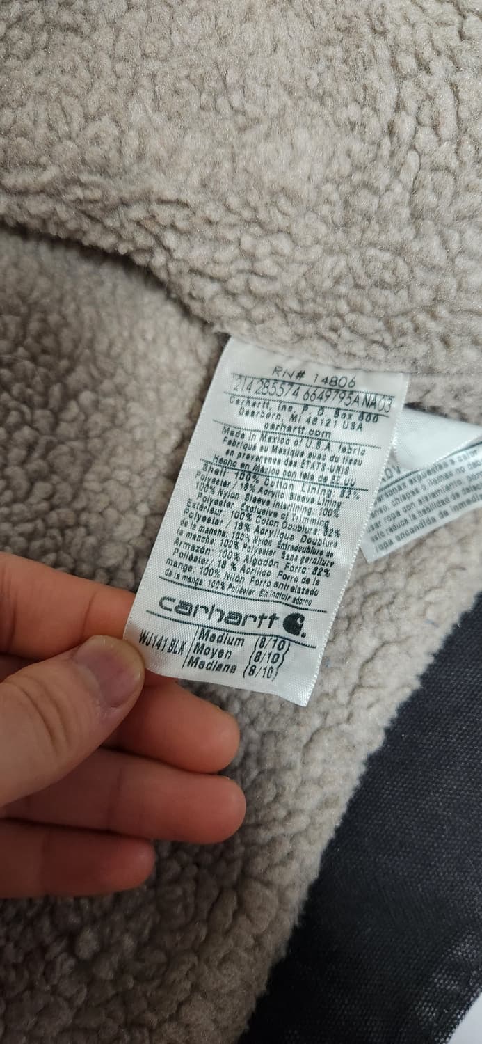 칼하트 WJ141 샌드스톤 디트로이트 엑티브 후드 자켓 상품이미지7