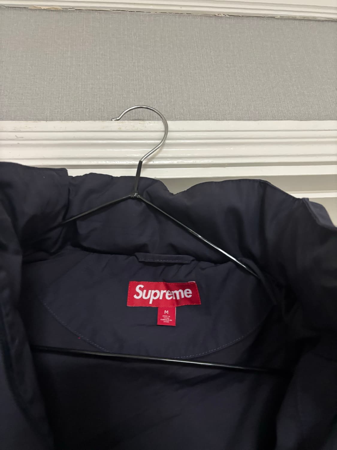 [m] 슈프림 하이덴시티 코튼 필드자켓 네이비 23fw 상품이미지5