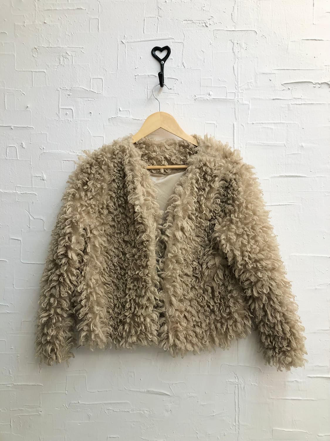 beige boucle jacket 상품이미지4