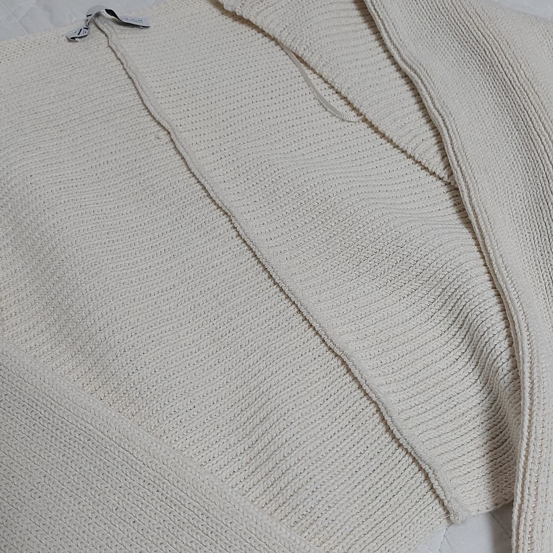 자라 ZARA 볼레로 니트 가디건 암워머 아이보리 상품이미지3