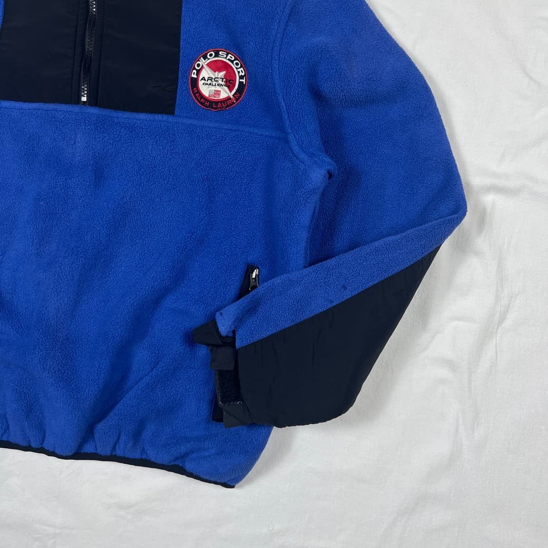 90’s 폴로스포츠 polo sport 아크틱 로고 풀오버 플리스 상품이미지3