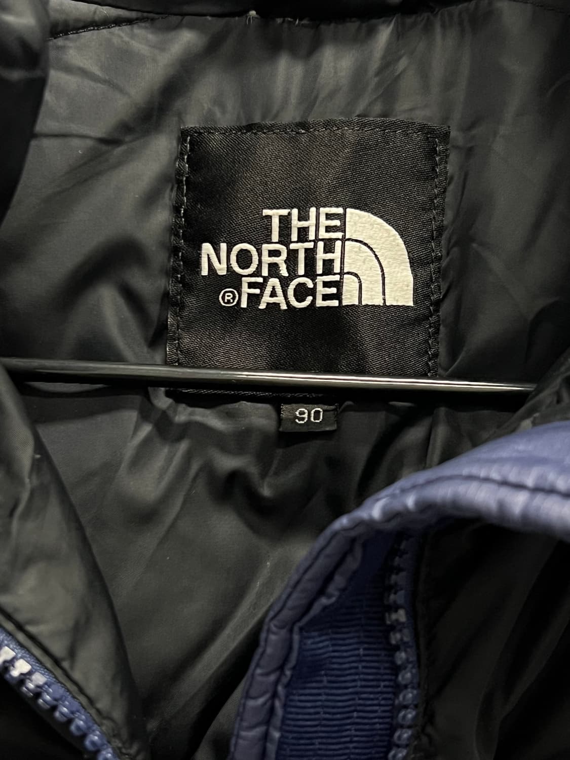 노스페이스 700필 눕시 패딩 조끼 네이비 상품이미지4