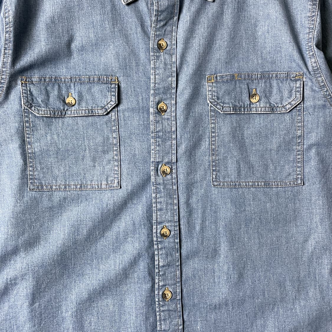 WRANGLER 랭글러 빈티지 데님 코튼셔츠 A00304 상품이미지3