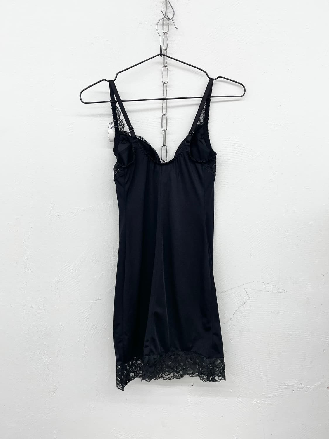 블랙갸루 레이스 슬립 상품이미지6