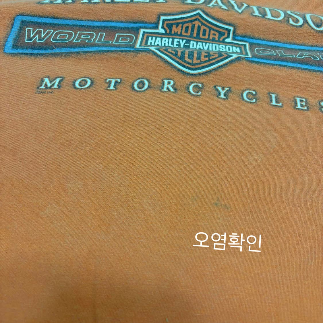[택포] Harley Davidson 할리 데이비슨 반팔 티셔츠 [A] 상품이미지4