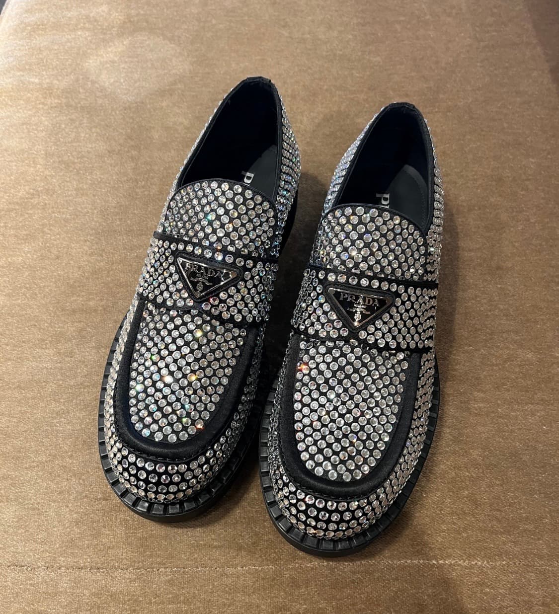 프라다 큐빅 로퍼 245사이즈 상품이미지1