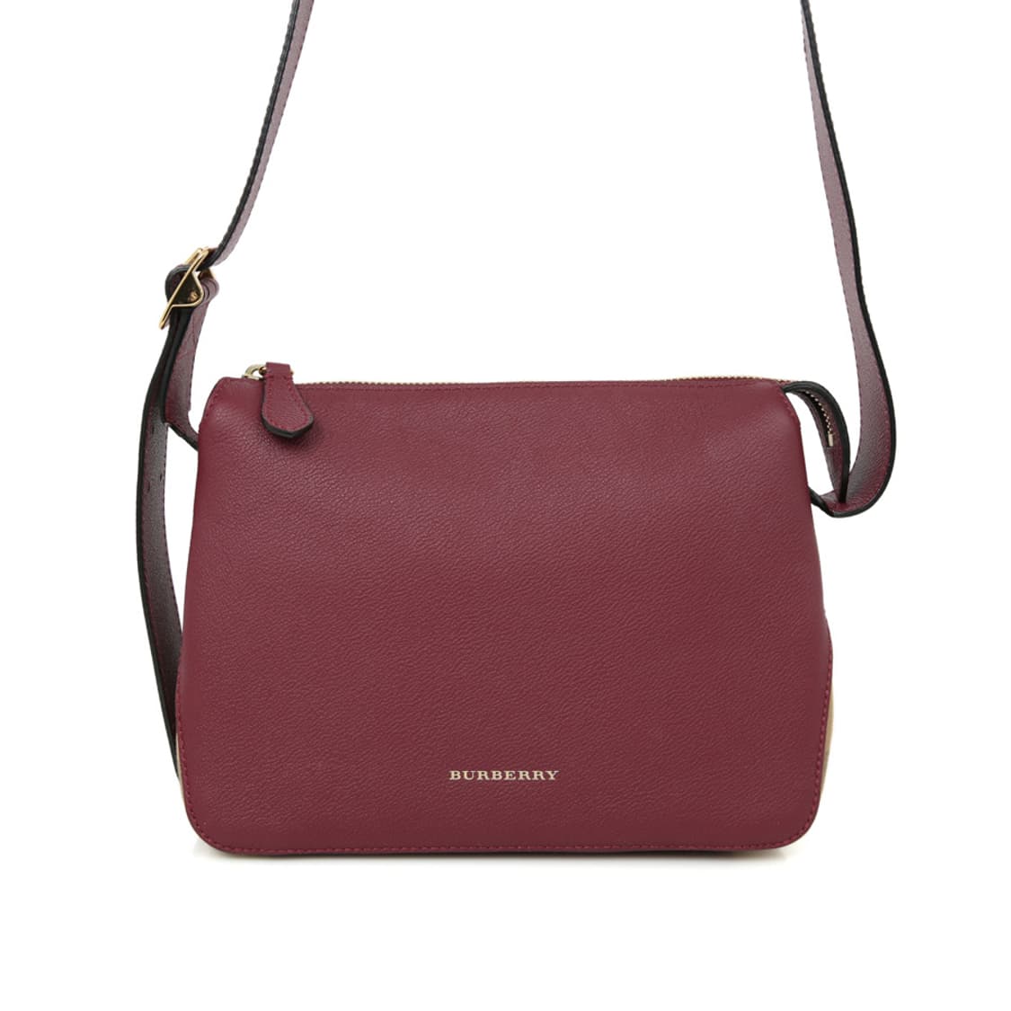 버버리 헴슬리 스몰 크로스 메신저백 4033767 버건디 상품이미지2