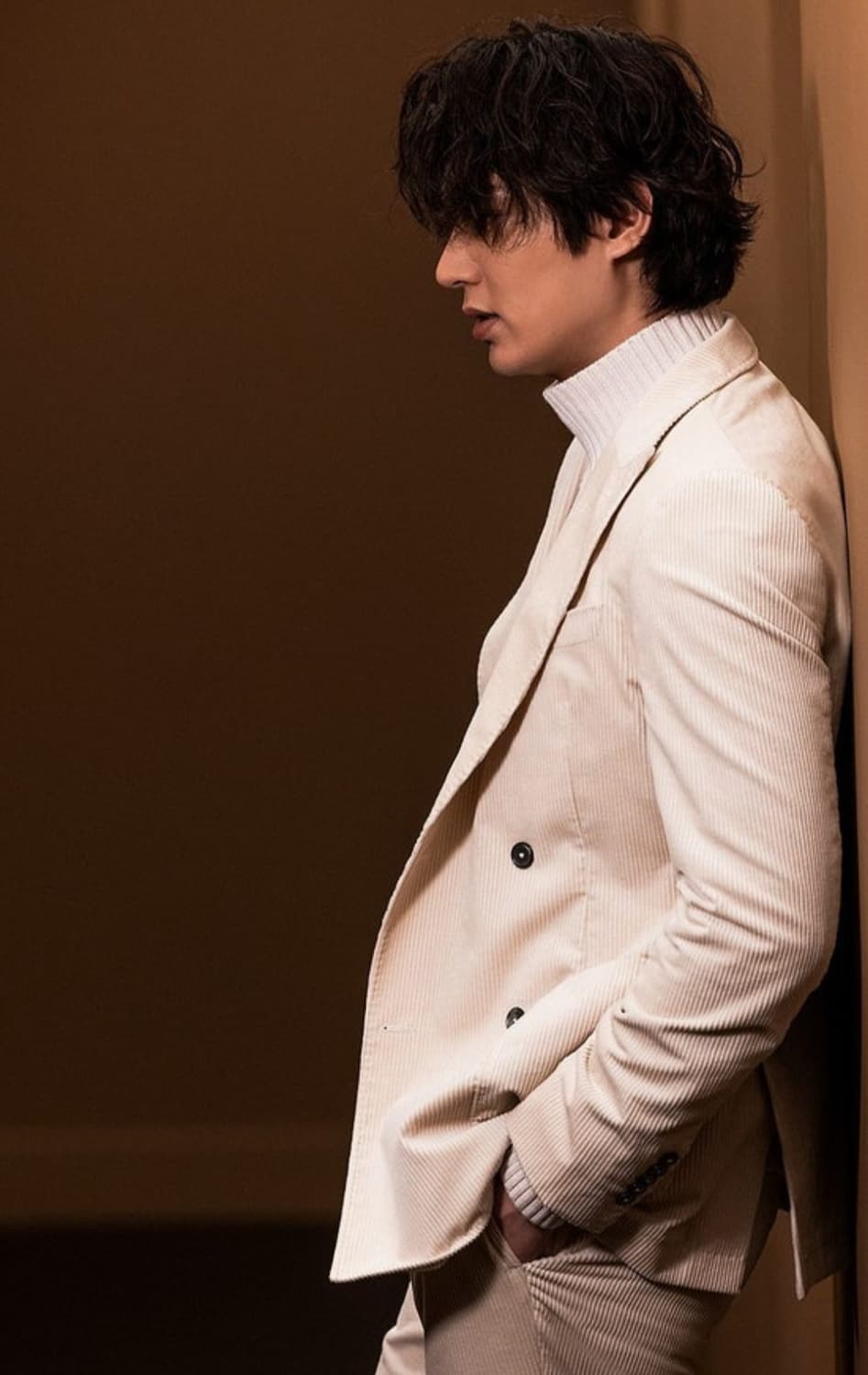 BOSS 이민호 오프화이트 코듀로이 더블 자켓 상품이미지2