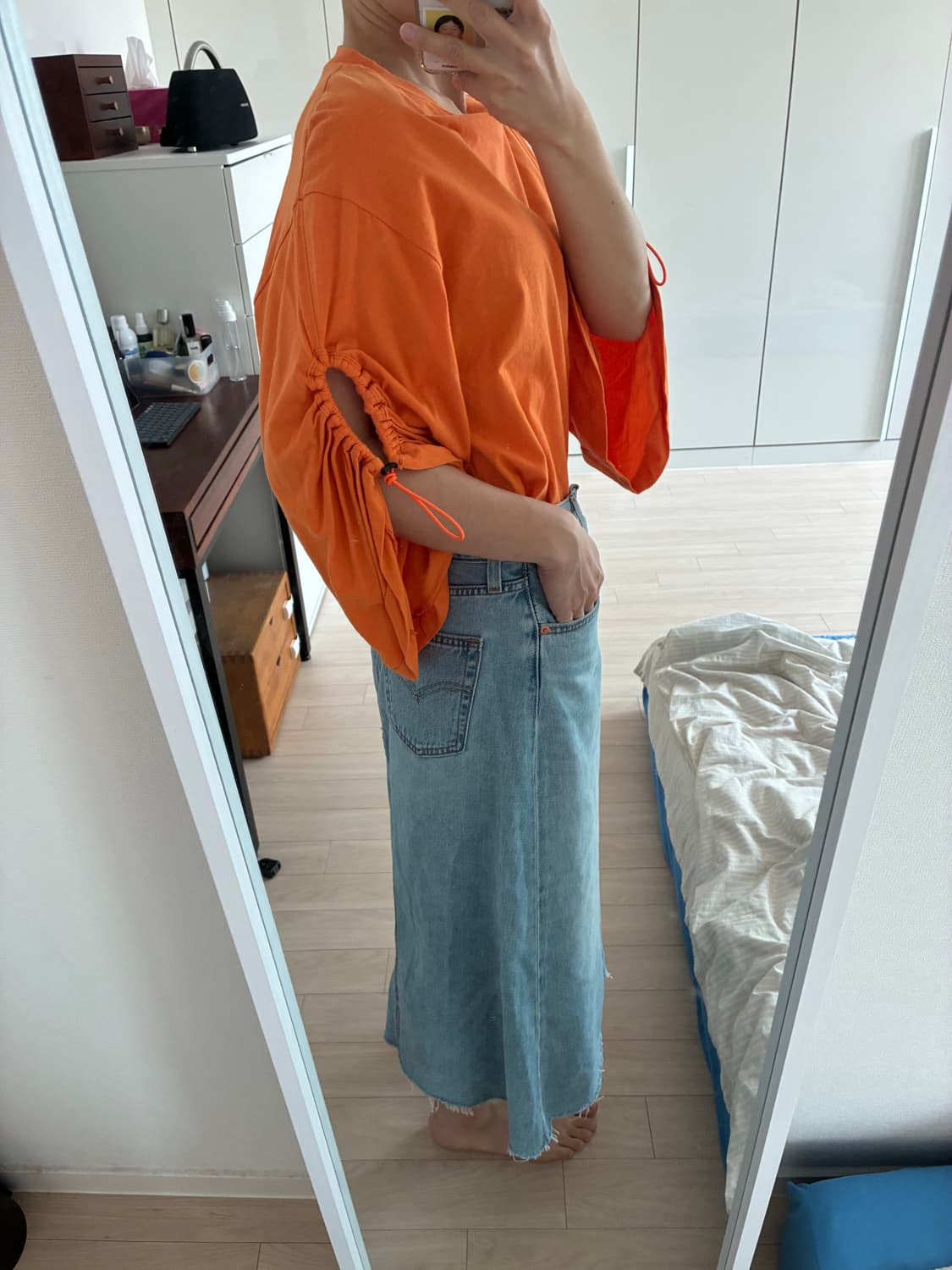 토가 풀라 드로스트링 슬리브 탑 / Size 38 상품이미지8