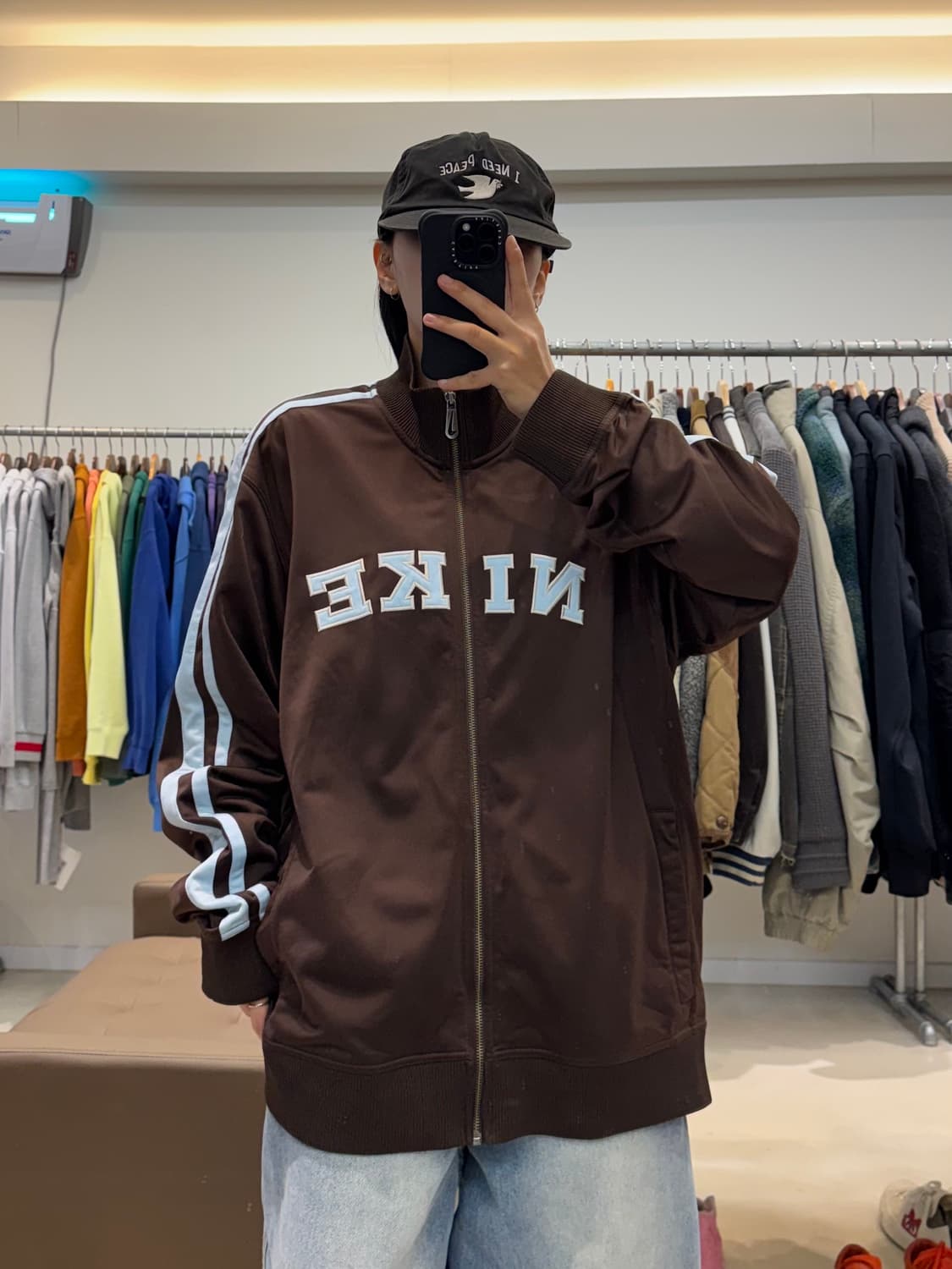 00’s 나이키 빅로고 트랙탑 집업 상품이미지5