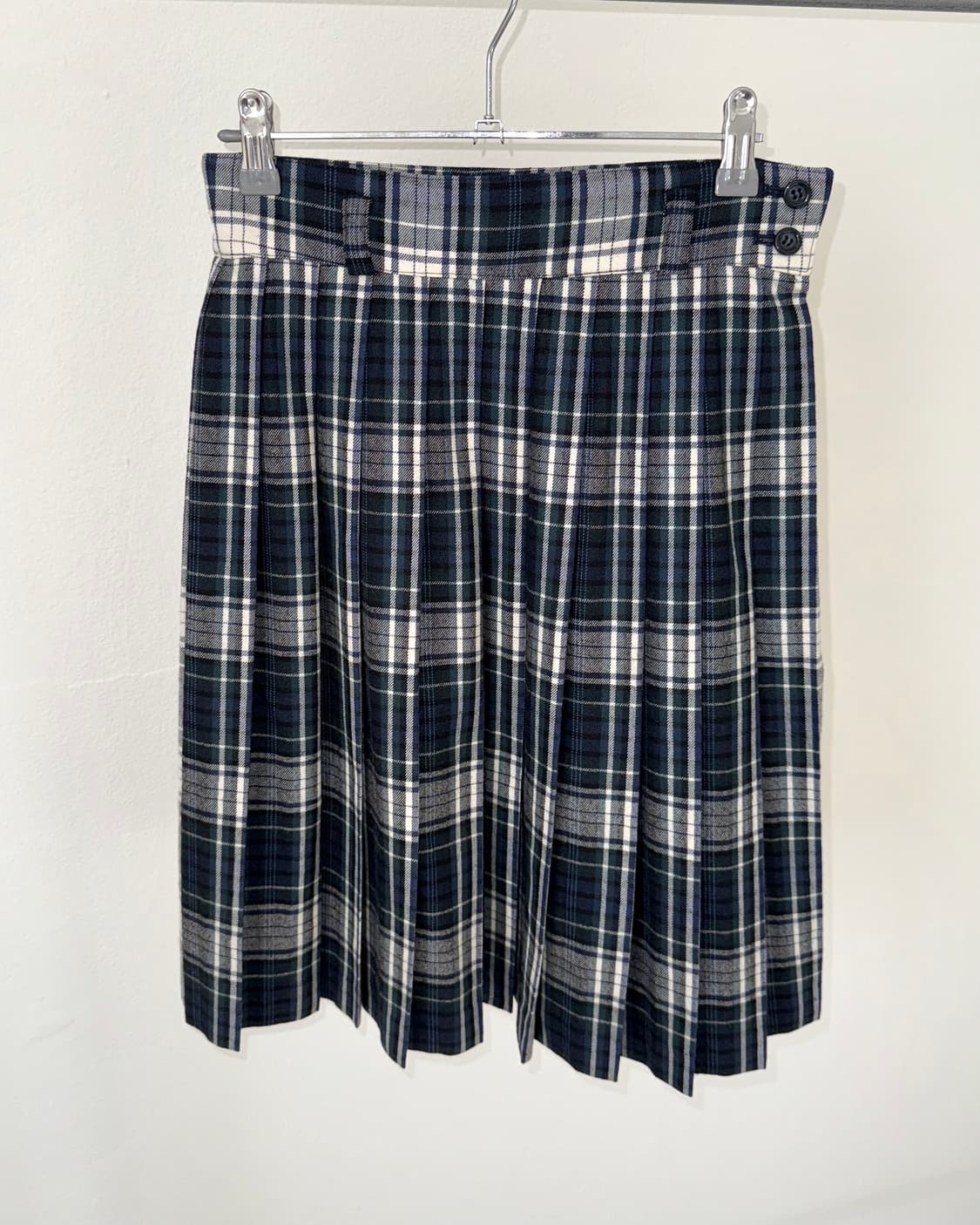 빈티지 체크 스커트 상품이미지3