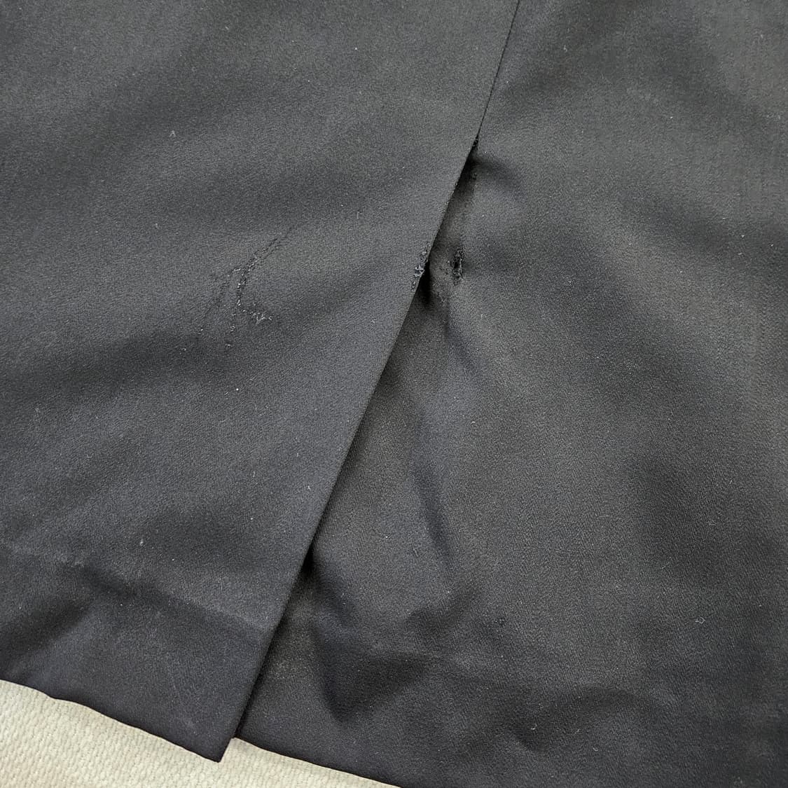 [실측확인] KOHO 구호 여성 블랙 H라인 스커트 치마 0115YH2 상품이미지6