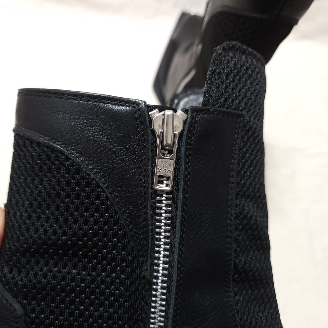 [280] 쏜가먼츠포인티드 스틸 토 메쉬 스컬처 부츠 상품이미지7