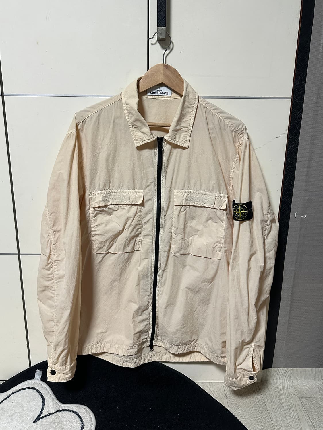 (정품) 스톤아일랜드 나슬란 나일론 오버 셔츠 자켓 XL 상품이미지1