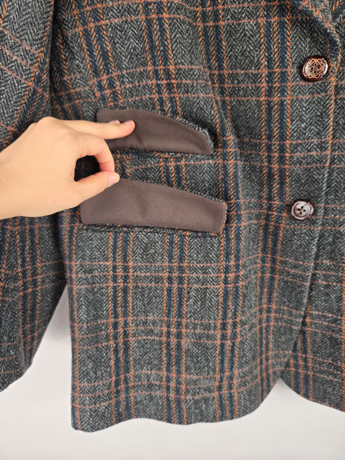 [무료배송]앳코너 M 여성 프리미엄 울 오버사이즈 자켓 상품이미지5