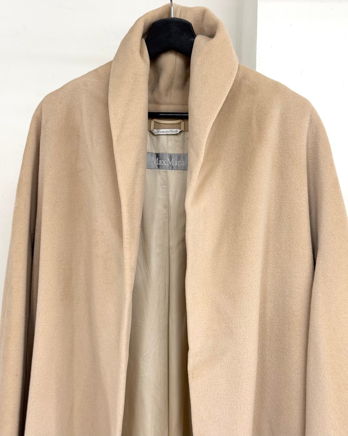 막스마라 카멜 버진울 롱코트 상품이미지2