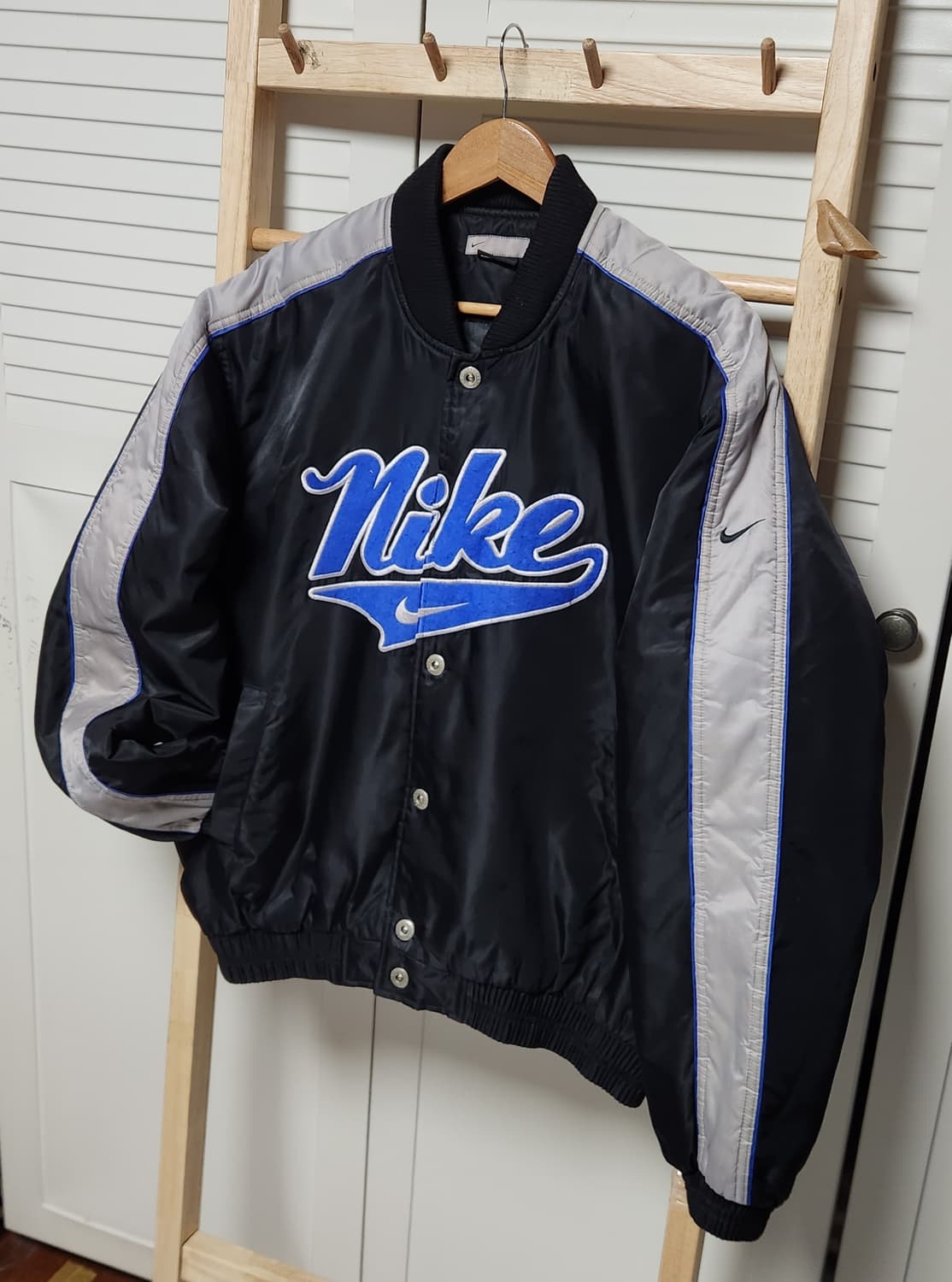대장 나이키 빅로고 00s 올드스쿨 스타디움 블루종 자켓 상품이미지2