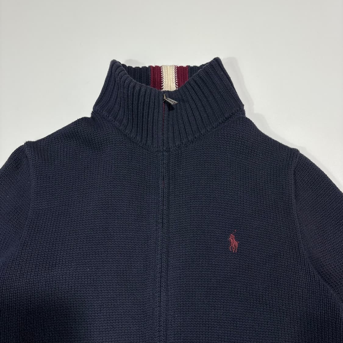 폴로랄프로렌 네이비 집업 니트 가디건 상품이미지5