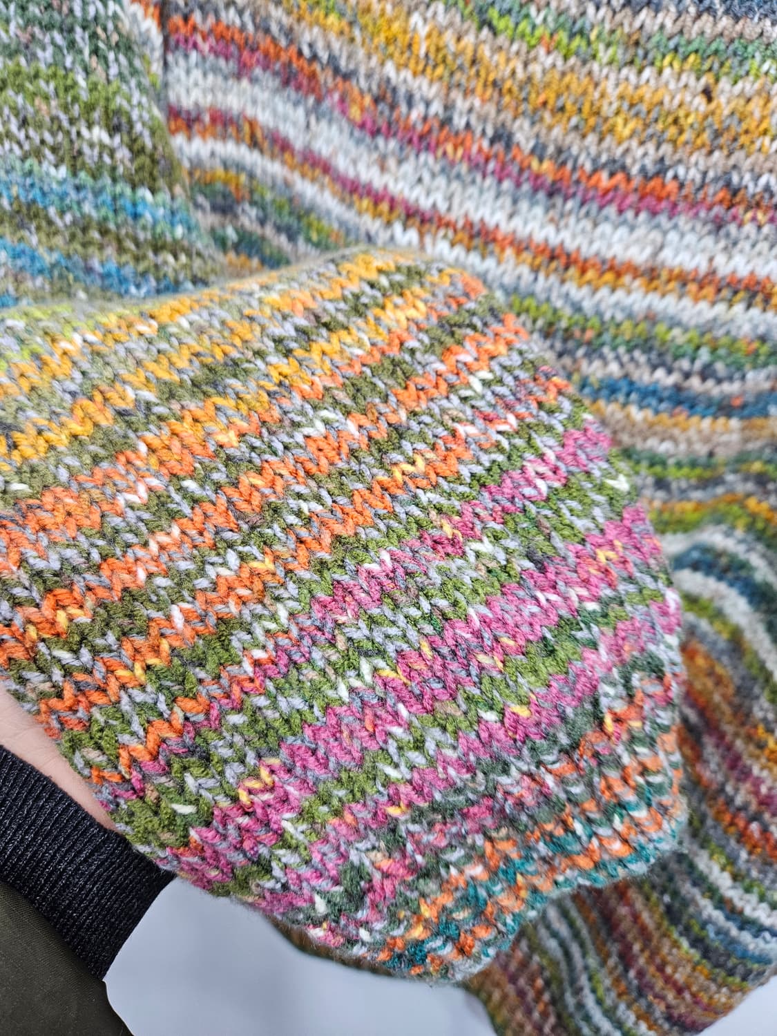 컬러풀 스트라이프 니트 스웨터 상품이미지9