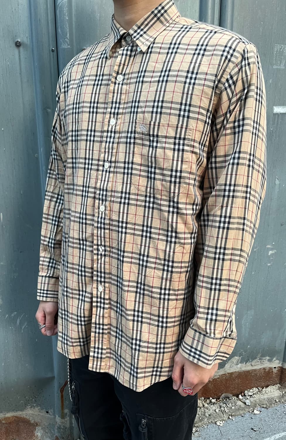 버버리 체크 노바 셔츠 상품이미지2