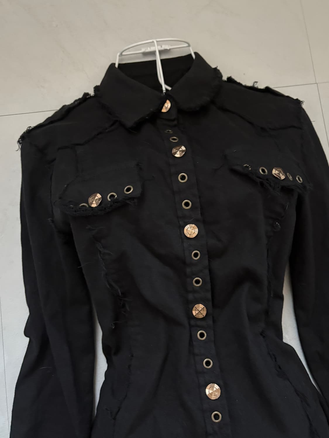 • black spandex grunge shirt 상품이미지5