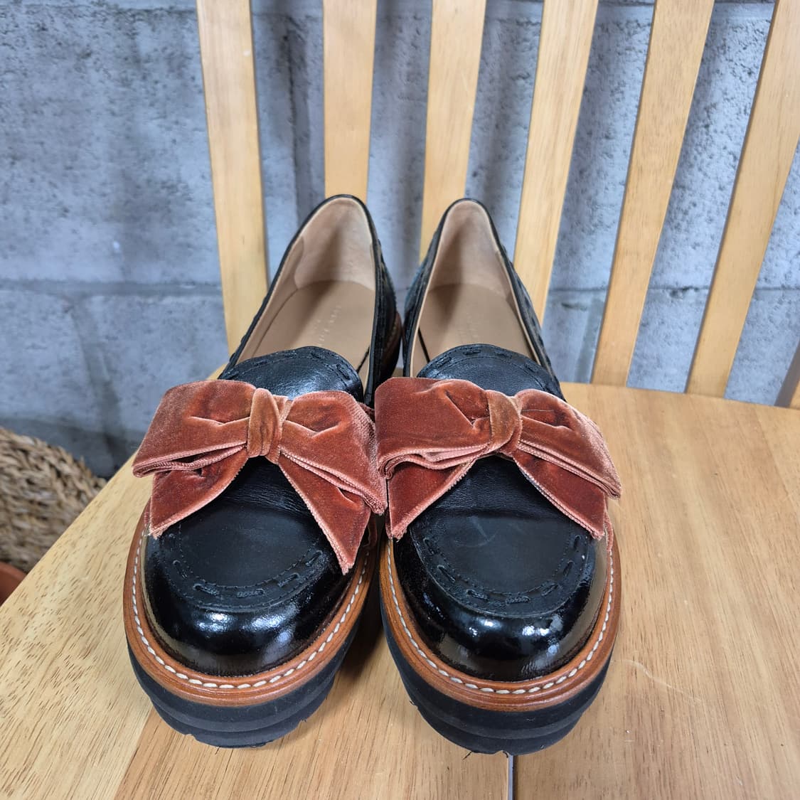 소니아리키엘 sonia rykiel 리본슈즈 38 하구미룩/모리룩 상품이미지3