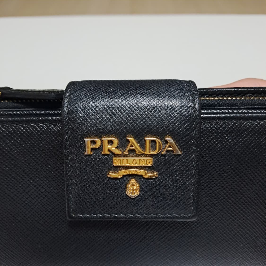 [100%/정품] 프라다 사피아노 레더 실용성 좋은 중지갑, 프라다지갑 상품이미지3