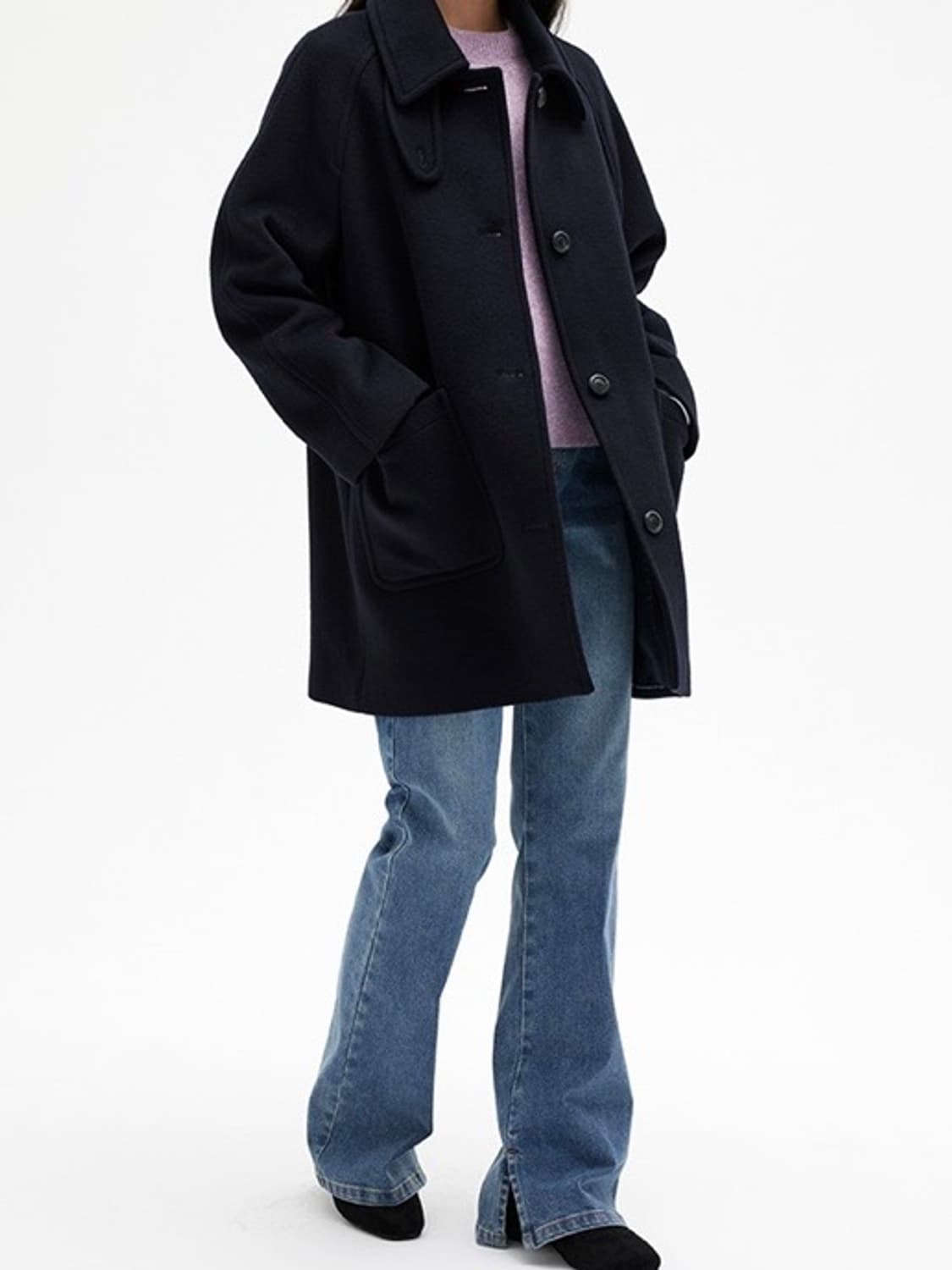 마인드브릿지 캐시미어 하프 코트 상품이미지1