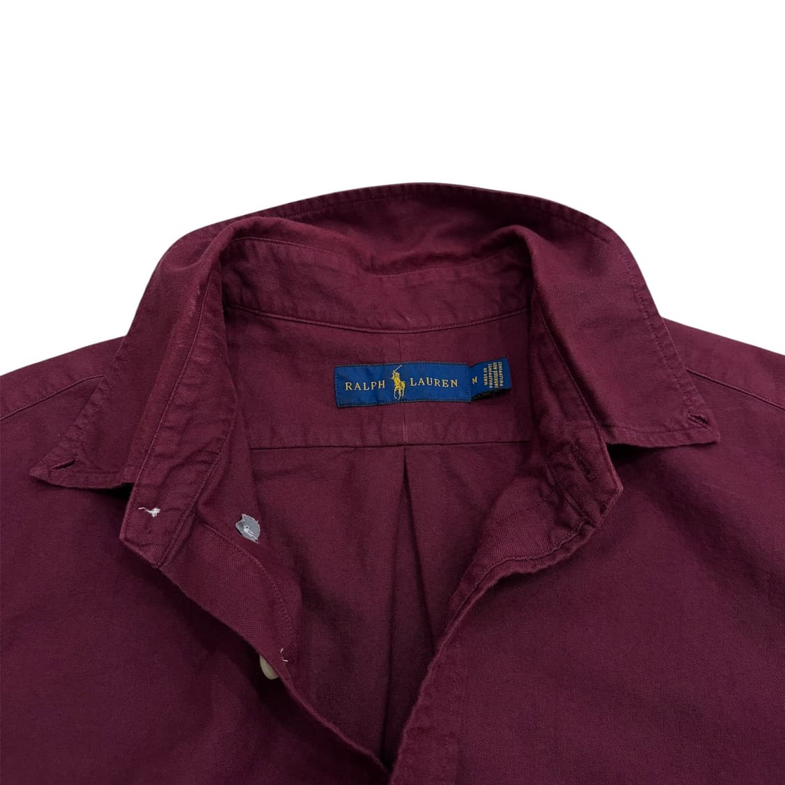 폴로 랄프로렌 버건디 셔츠 (M) 실측 100-105 L-XL 정도 상품이미지3